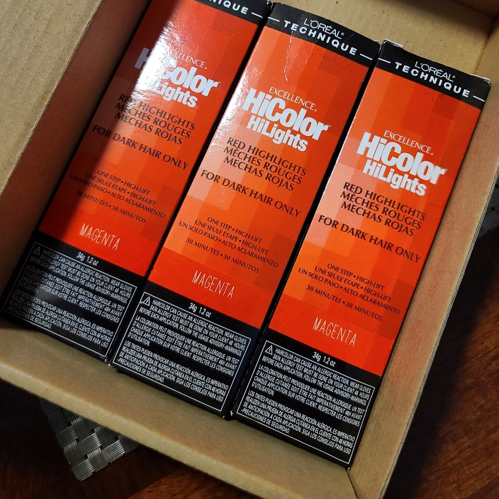 NEW HiColor RED HiLights by L'Oreal Excellence is the first highlighting series